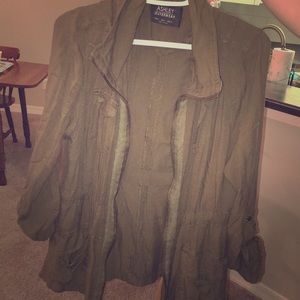 Olive green army jacket
